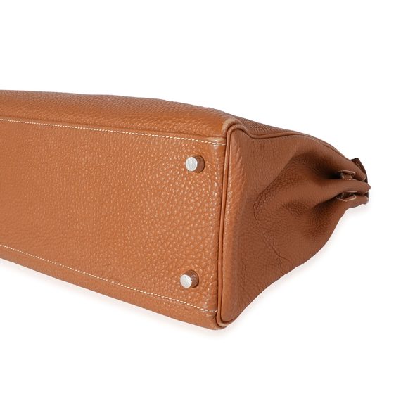 Hermès Gold Togo Retourne Kelly 35 PHW - Picture 7 of 8